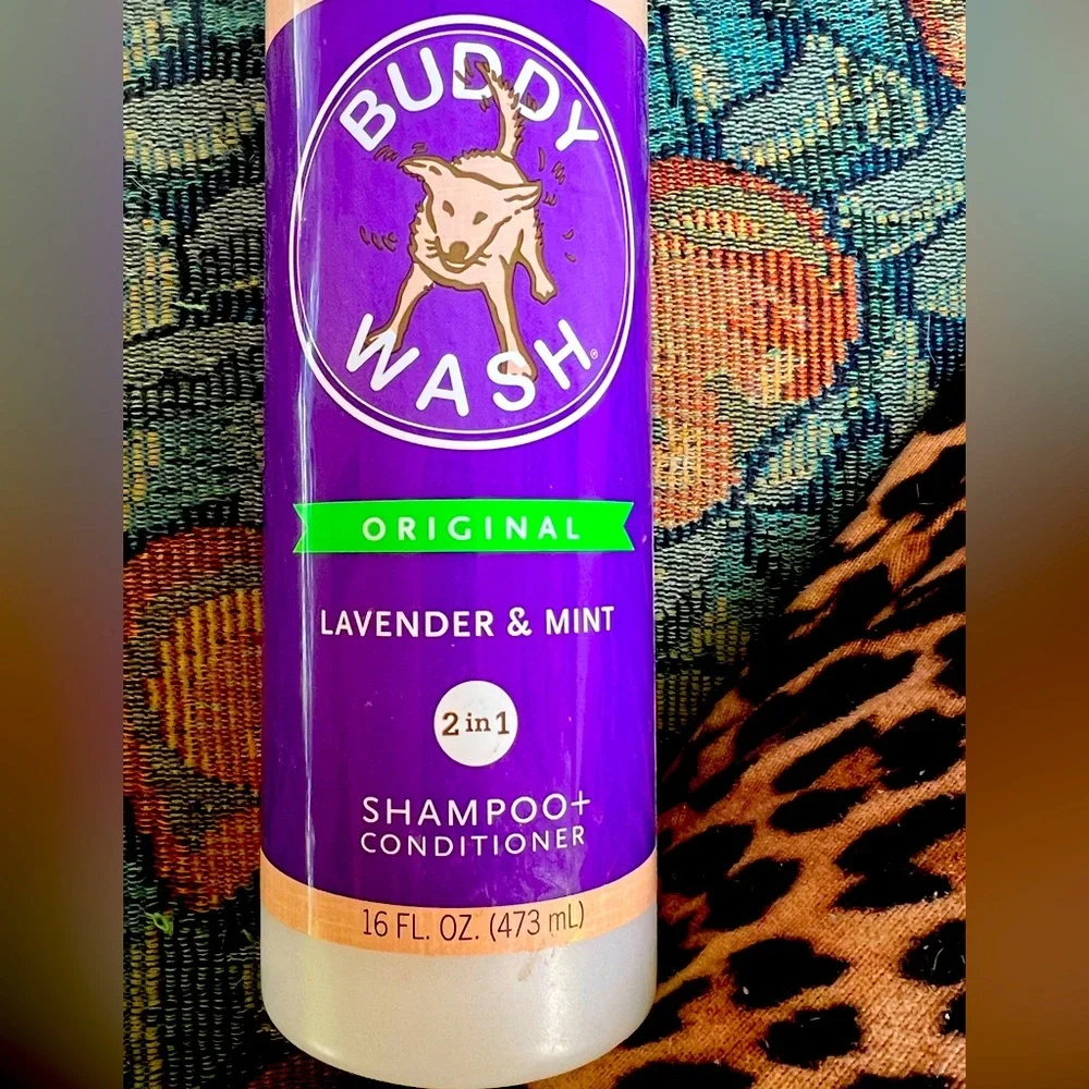 NWOT Canine Buddy Wash Lavender and mint shampoo and conditioner 16 fluid ounces